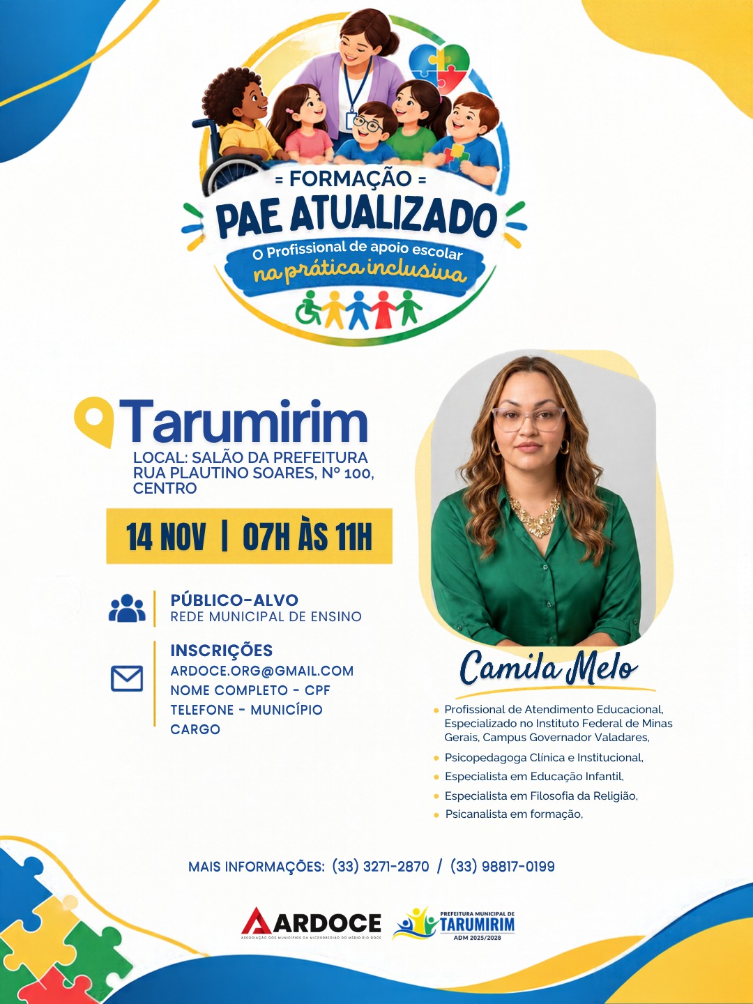 Formação PAE Atualizado — Tarumirim